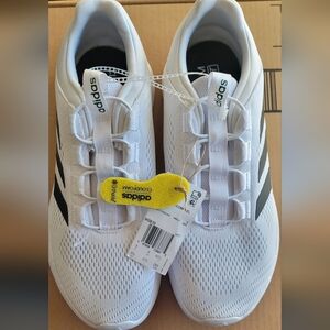 Adidas Men's White and Black Athletic Shoes